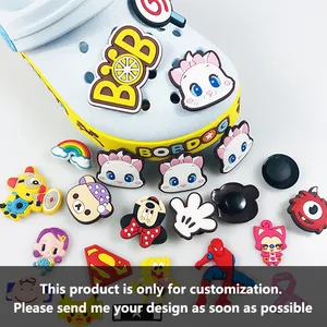 2026 New Logo Bulk Designer Flower Mexican Clogs Pieces Garden Shoe Acce... - Naike Gifts Jinjiang