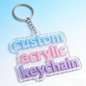 2026 Personalized Printed Design Acrylic Cartoon Keychain DIY Acrylic Se... - Naike Gifts Jinjiang