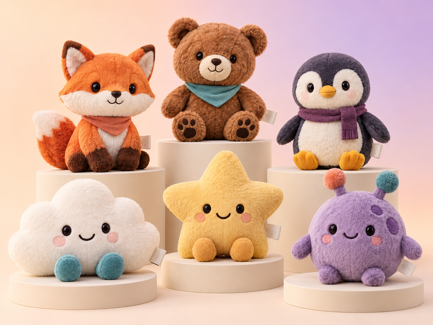 Bespoke Corporate Brand Mascot Plush Toy (GRS Recycled RPET) - Naike Gifts Jinjiang