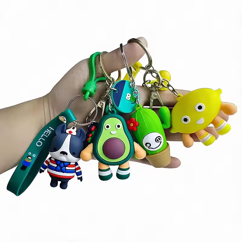 Cartoon Rubber Key Logo Design Luxury 3d Soft Cute Anime Fruit Pvc Maker... - Naike Gifts Jinjiang