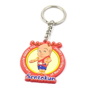 Made Rubber Soft PVC Company Anniversary Souvenir Keychain - Naike Gifts Jinjiang