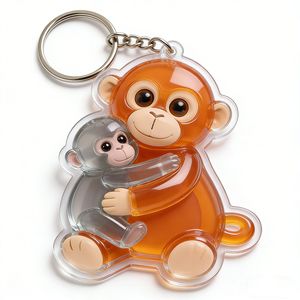 Acrylic Keychain Clear Holographic Cute Cartoon Acrylic Key Chain - Naike Gifts Jinjiang