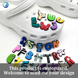 Croc Charms PVC Designer Croc Charm Vendor Wholese Shoe Decorations Rubb... - Naike Gifts Jinjiang