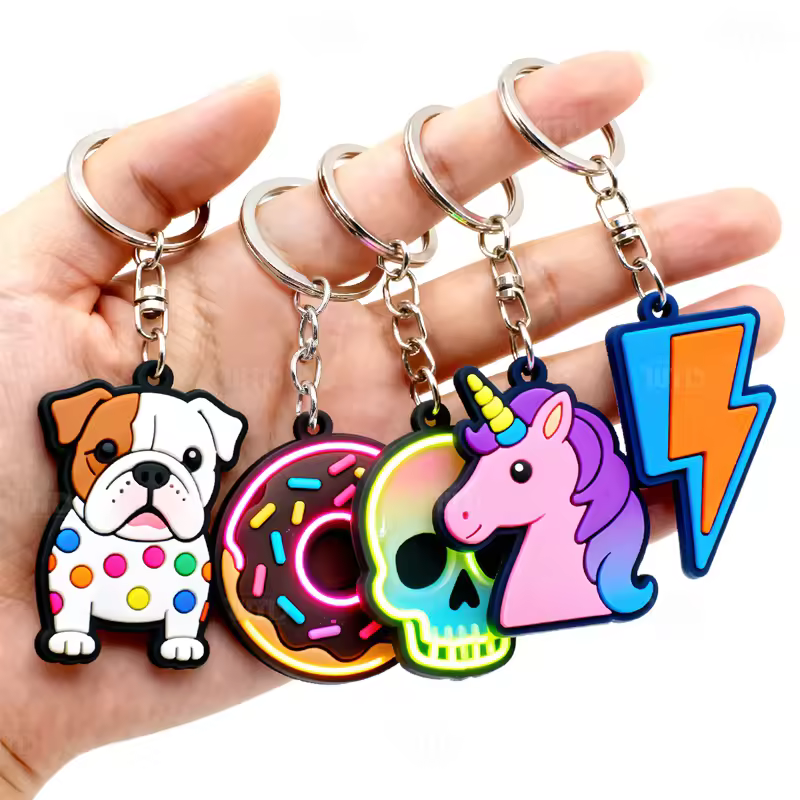 Business Gifts Rubber Keychain Design Personalized Cartoon Cute Fashion... - Naike Gifts Jinjiang