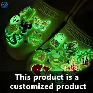 Shoes Charm Cartoon Rubber Croc Charms Glow In The Dark Crocs Charm Lumi... - Naike Gifts Jinjiang
