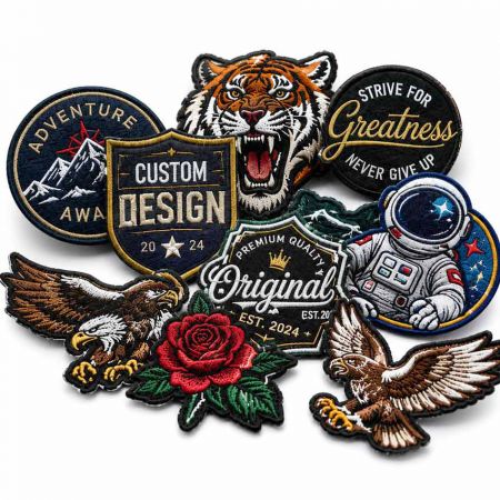 Custom High-Density Computerized Embroidery Patches - Naike Gifts Jinjiang