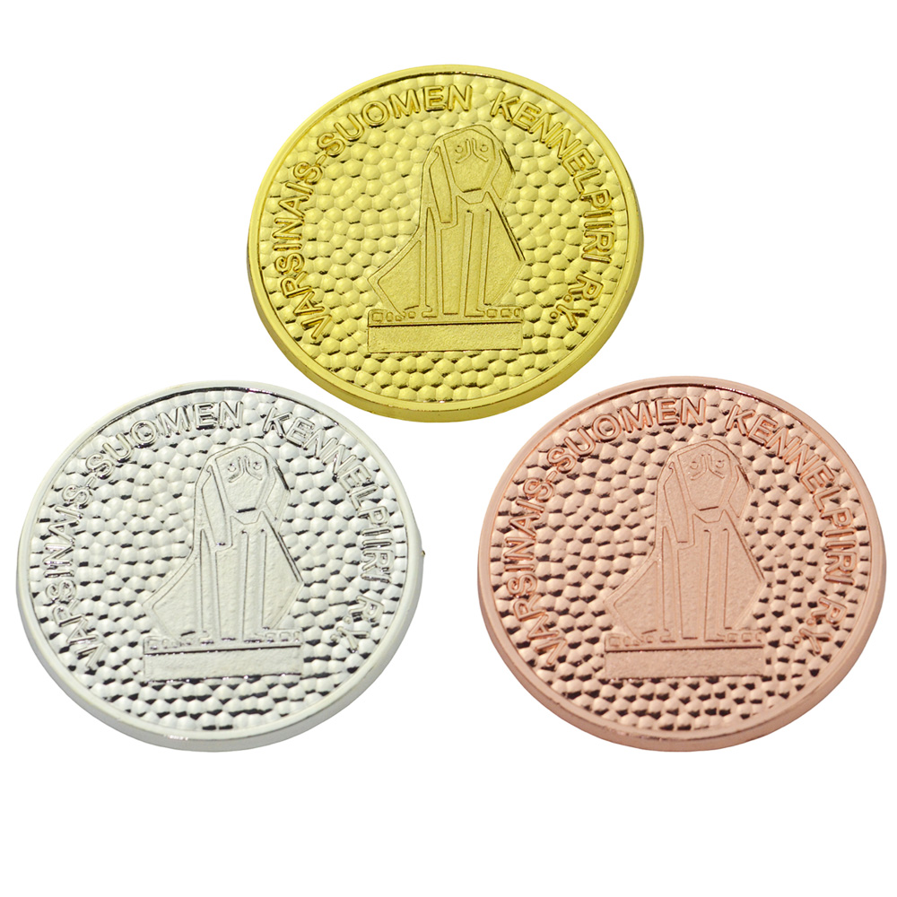 Corporate 20-Year Anniversary Dual-Tone Plated Medallion - Naike Gifts Jinjiang