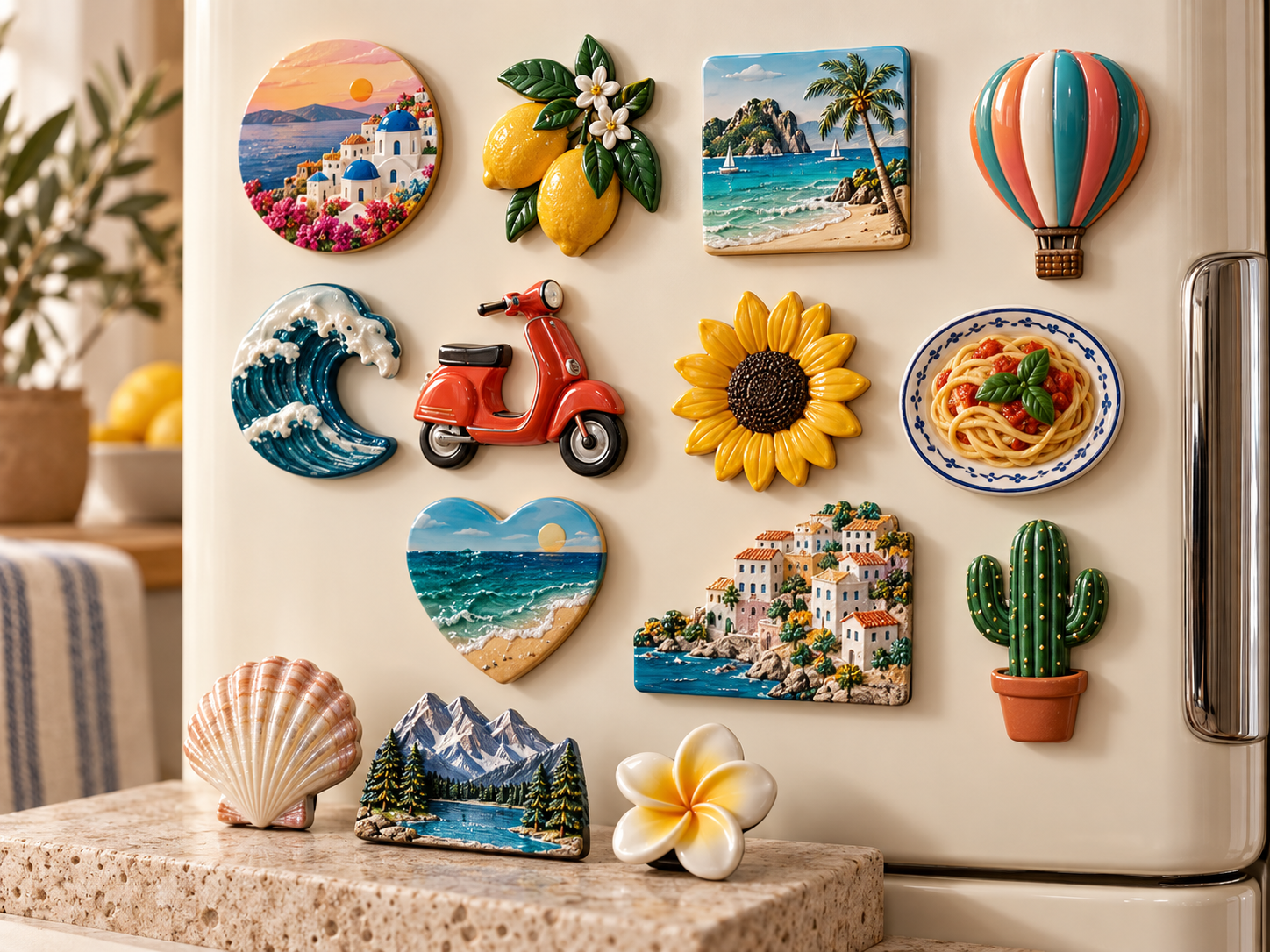 Naike 3D Relief Multi-Layer Soft PVC Souvenir Fridge Magnet - Naike Gifts Jinjiang