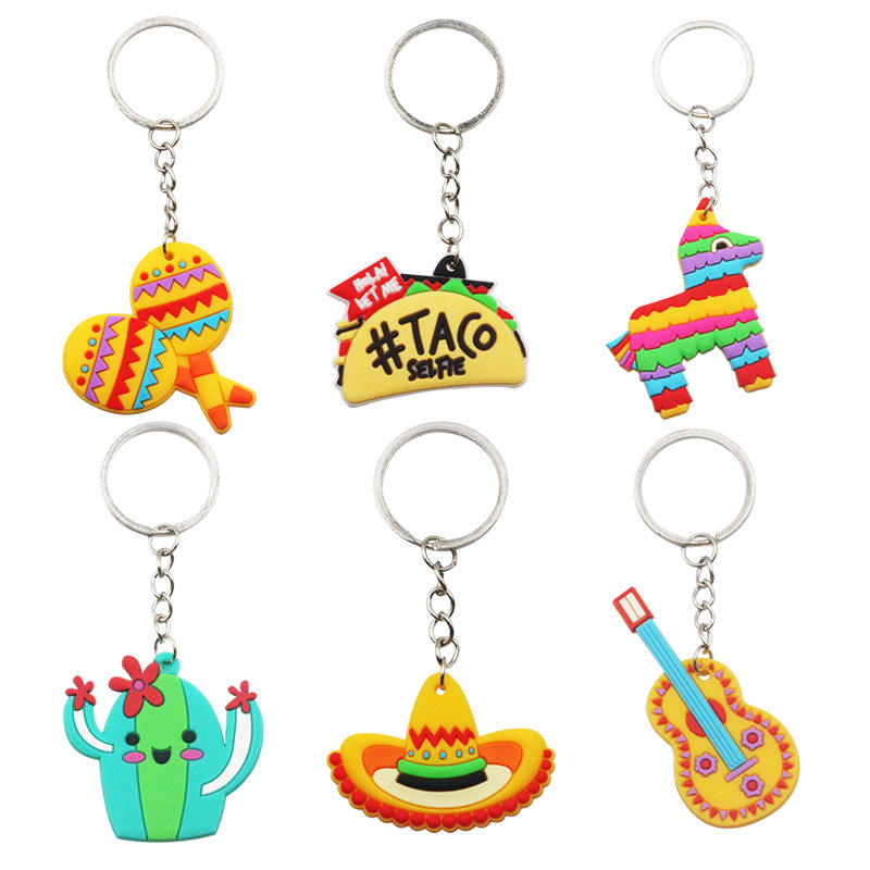 Custom 2D/3D Multi-Layer Soft PVC Rubber Keychain - Naike Gifts Jinjiang