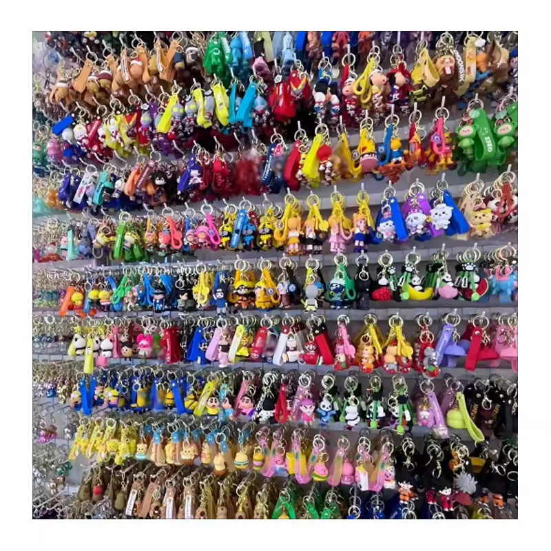Cute Cartoon Clear Transparent Rubber Soft Pvc Key Chain Toys Keychain A... - Naike Gifts Jinjiang