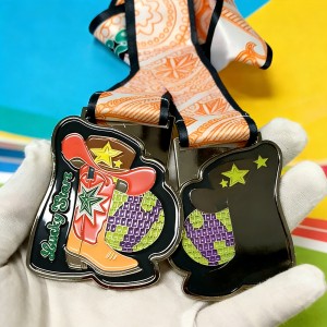 Zinc Alloy Soft Enamel 3D Sculpted Marathon Souvenir Medal - Naike Gifts Jinjiang